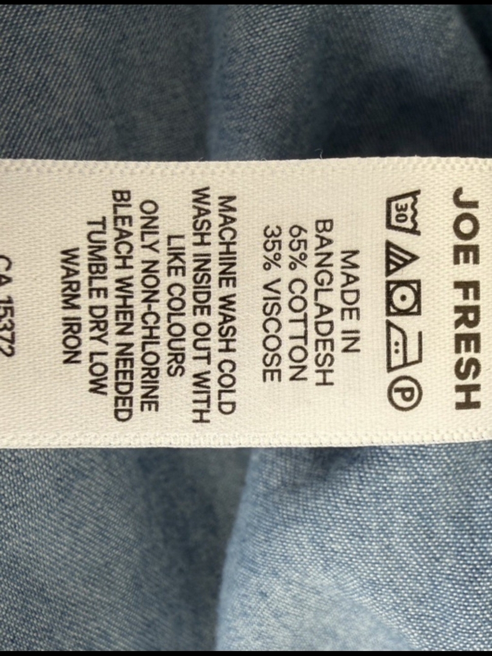 Joe Fresh Light Blue Denim Like Joggers Pants 1X - Picture 4 of 5